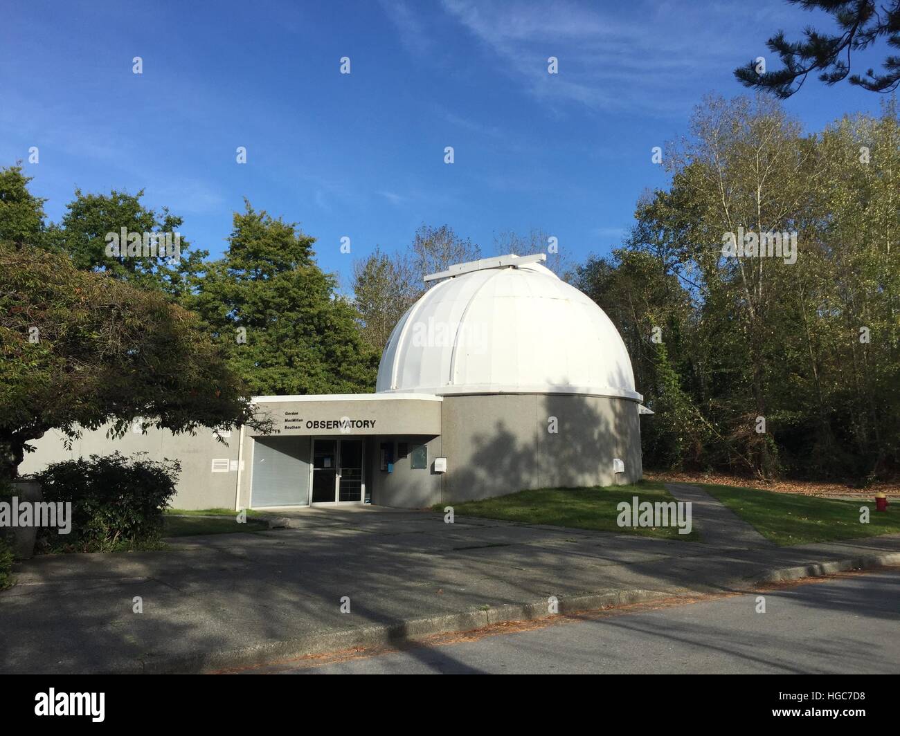 Vancouver MacMillan Space Centre, telescope Stock Photo Alamy