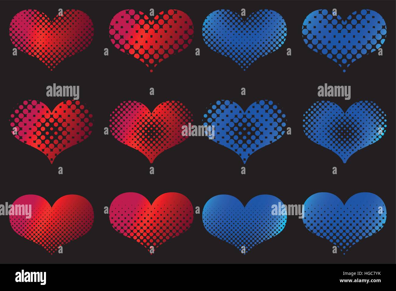 heart set , Valentine heart, vector set Stock Vector Image & Art - Alamy