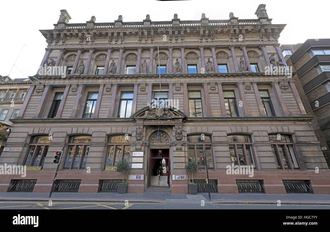 The Corinthian Building, Club, 191 Ingram St, Glasgow, Scotland, UK, G1 1DA Stock Photo