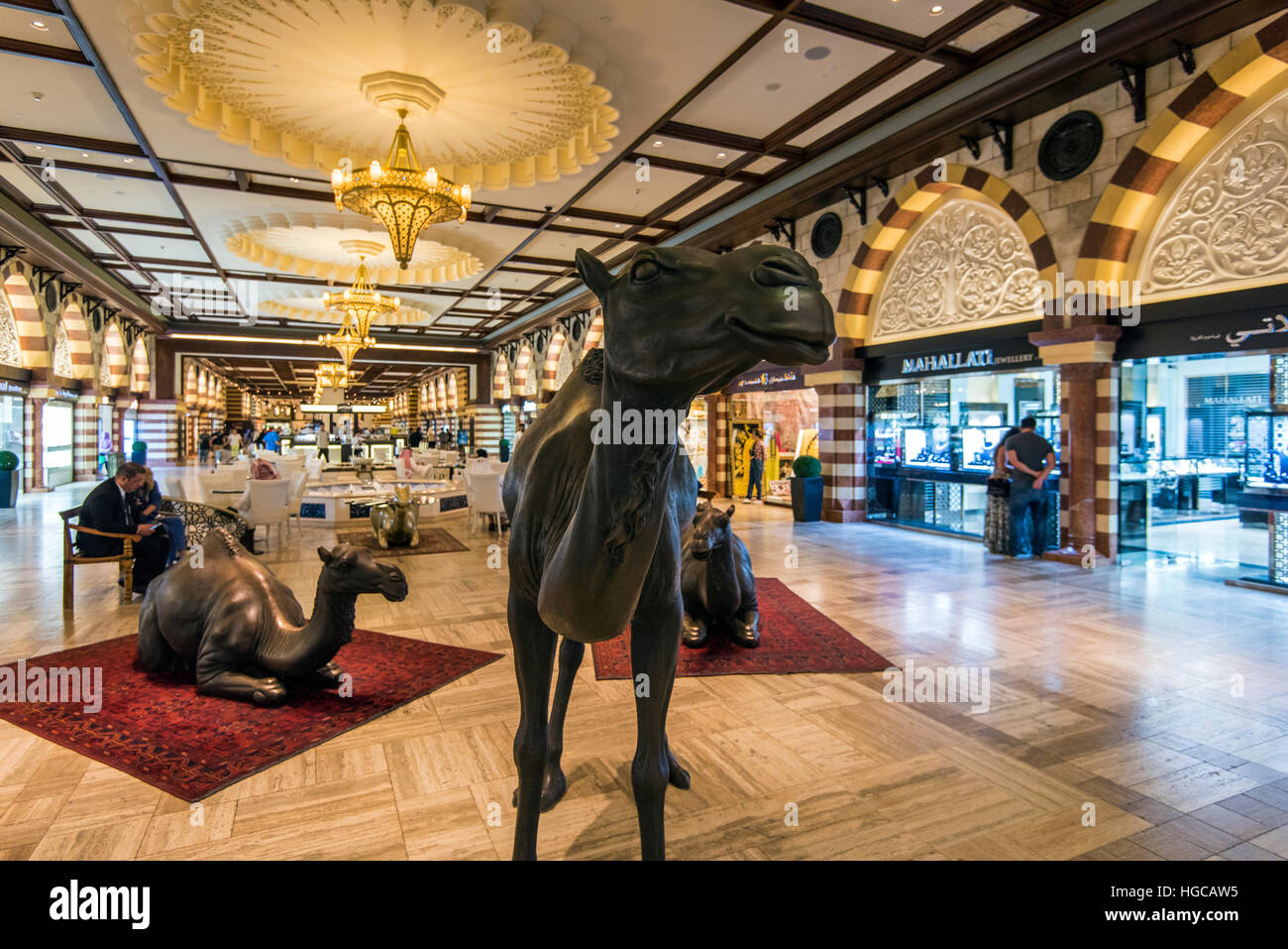 Gold Souk, Dubai Mall, Dubai, United Arab Emirates Stock Photo
