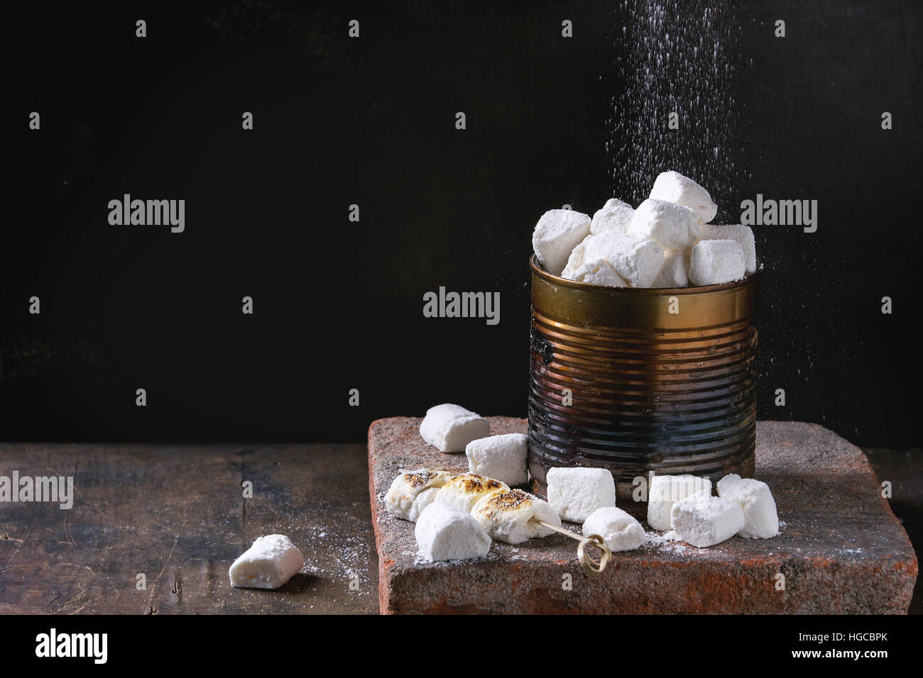 Homemade vanilla marshmallow Stock Photo Alamy
