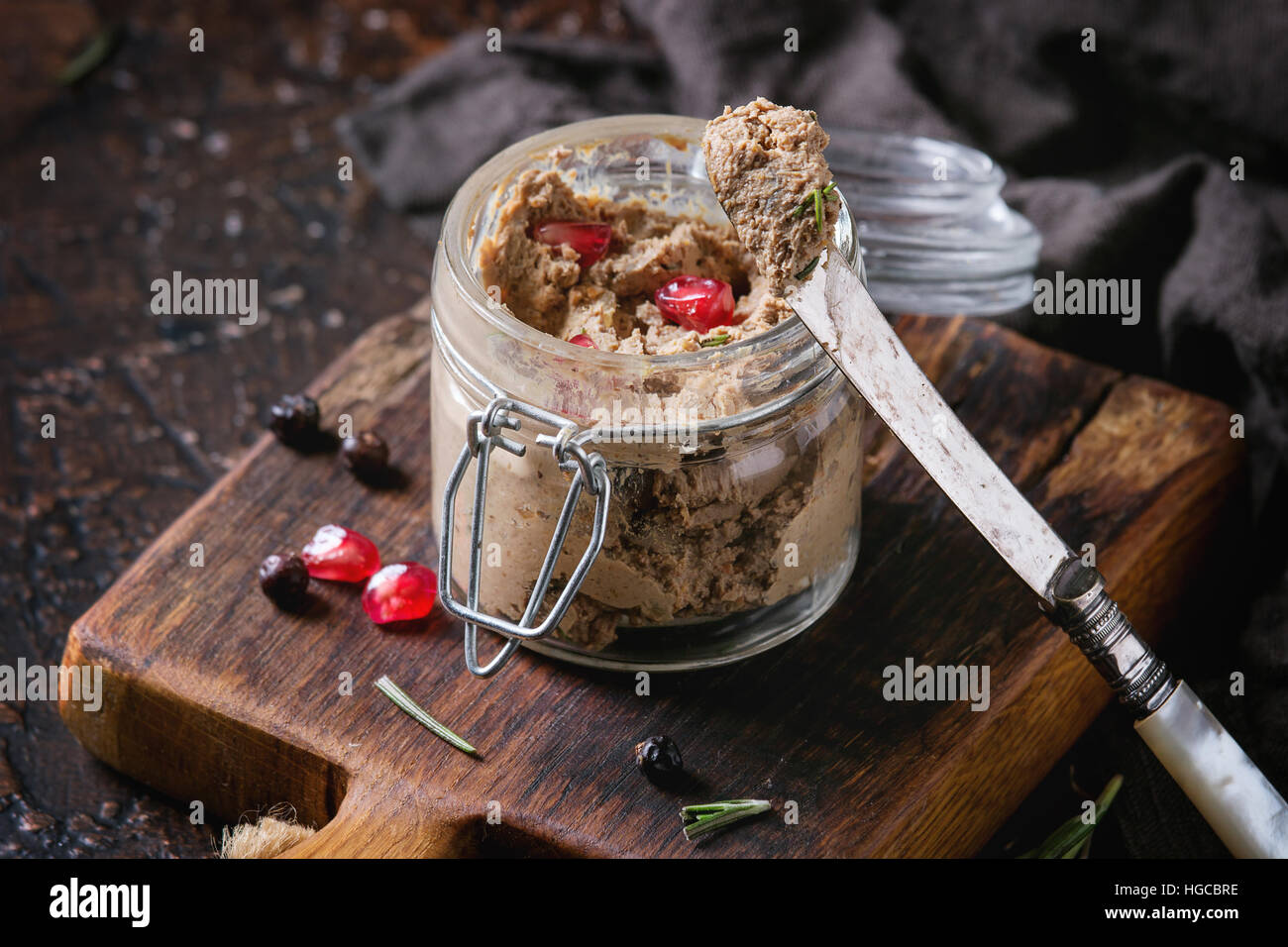 Homemade chicken liver pate Stock Photo - Alamy