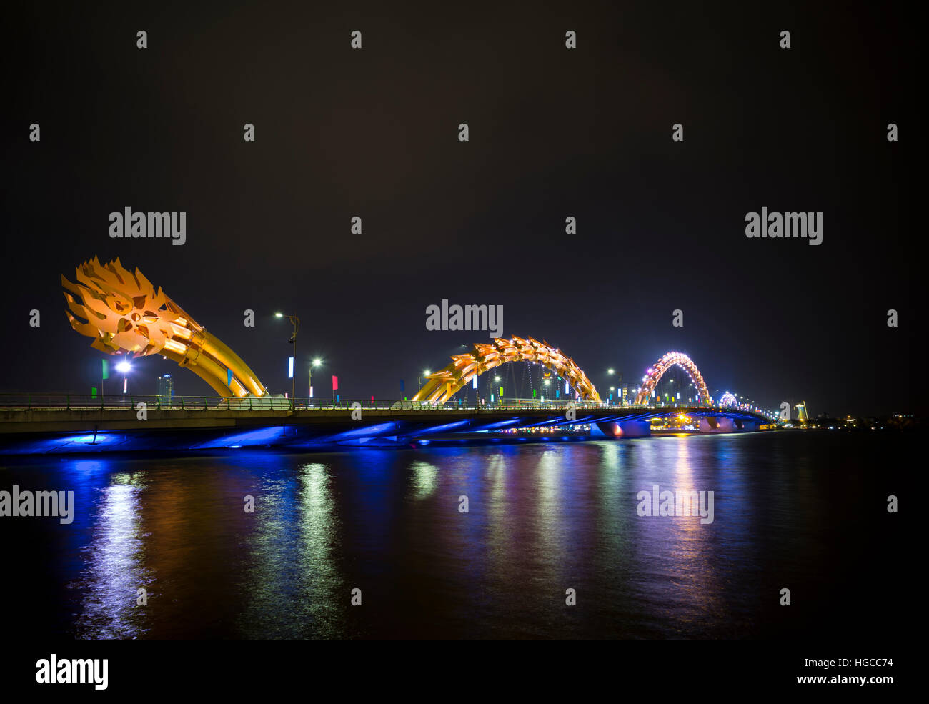 Dragon Bridge Da Nang Stock Photo