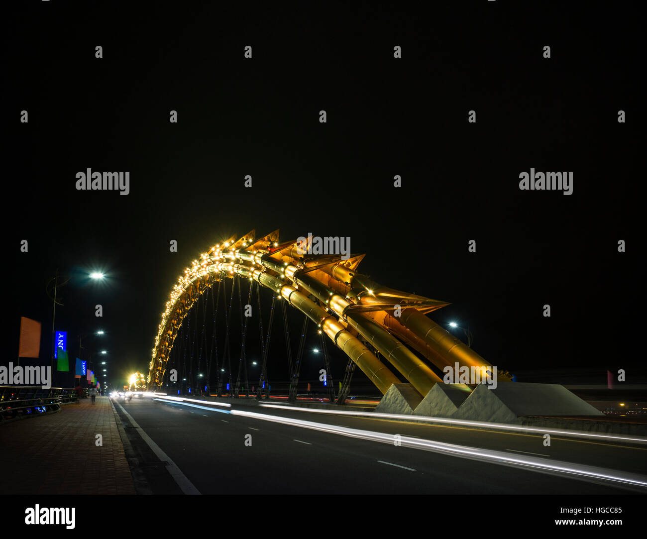 Dragon Bridge Da Nang Stock Photo