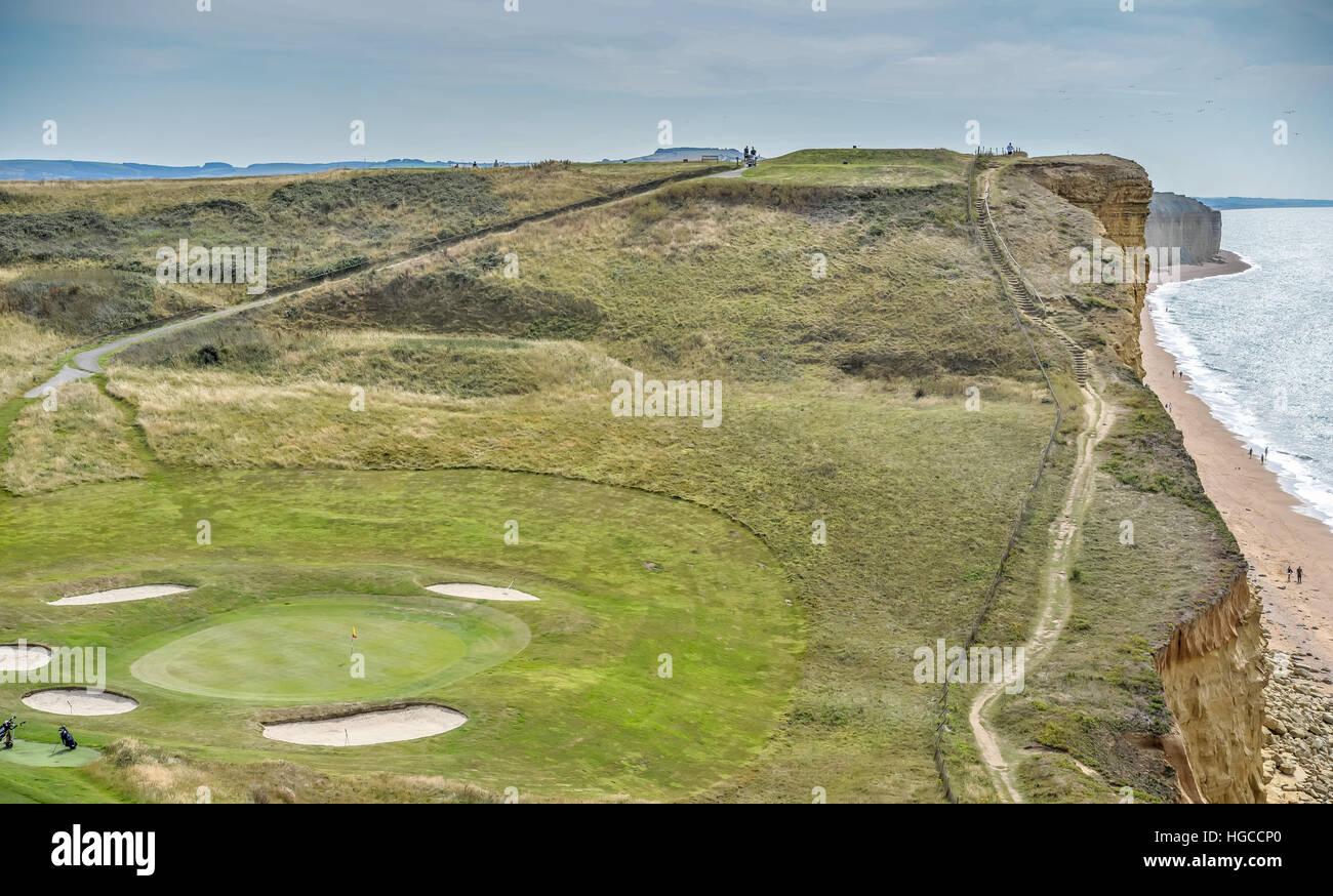 Bridport and West Dorset Golf club Stock Photo - Alamy