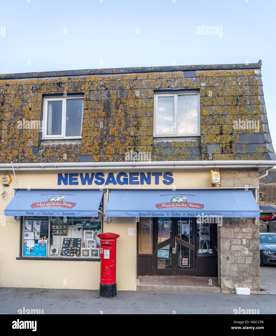 Harbour stores and newsagents used for the filming of the ITV drama