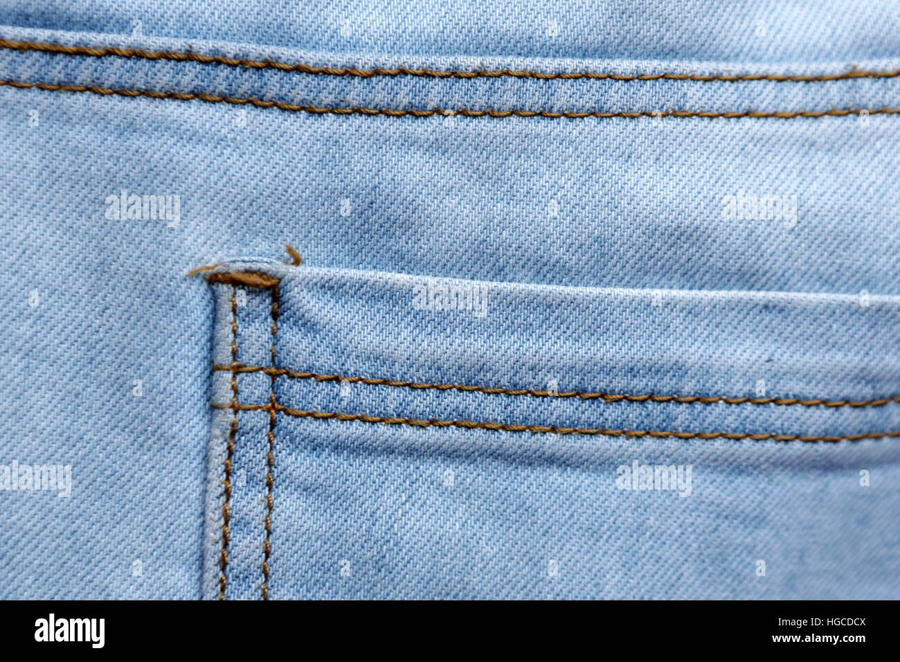 Jeans texture pocket seams hi-res stock photography and images - Alamy