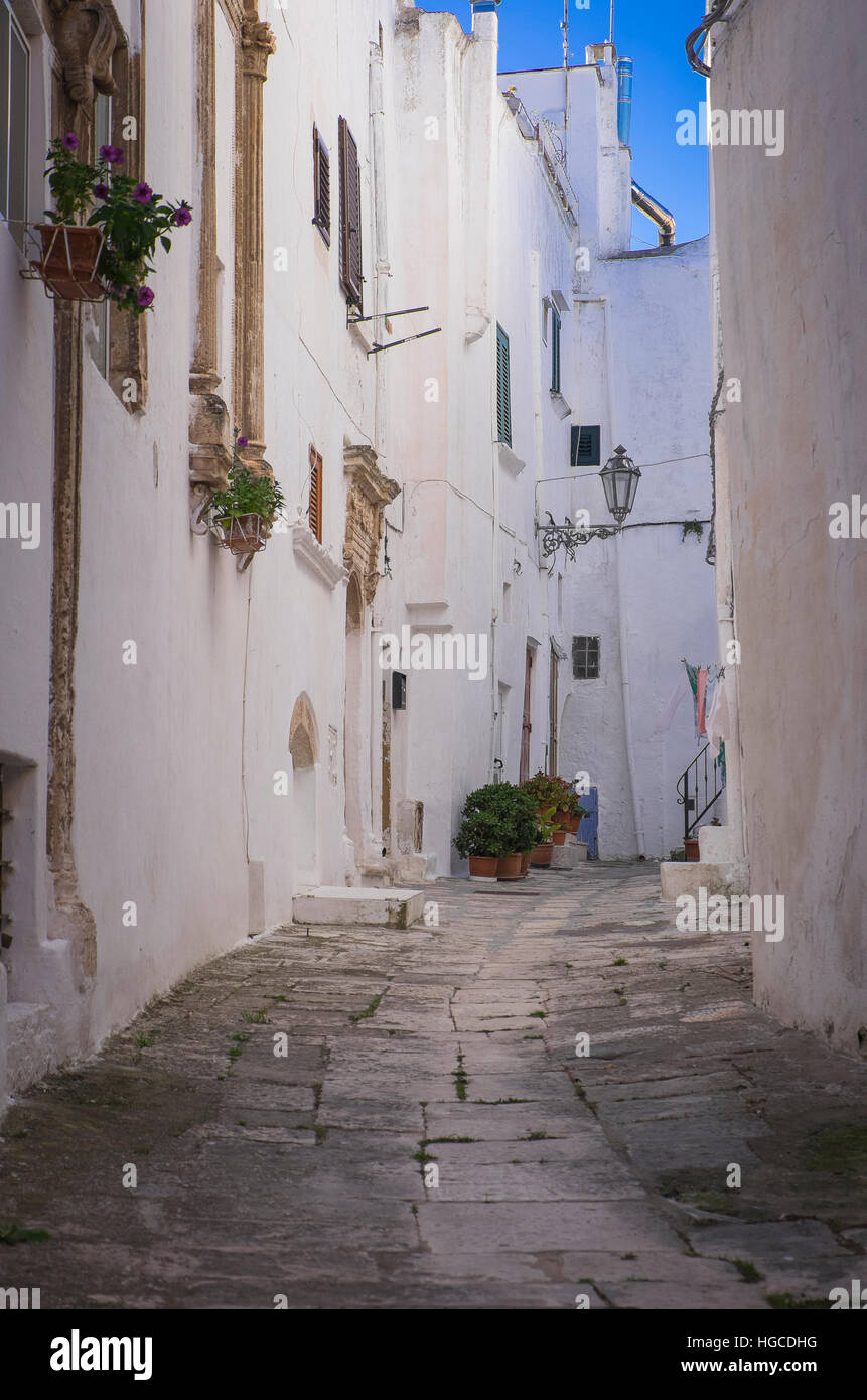 beautiful town of ostuni in puglia,italy Stock Photo