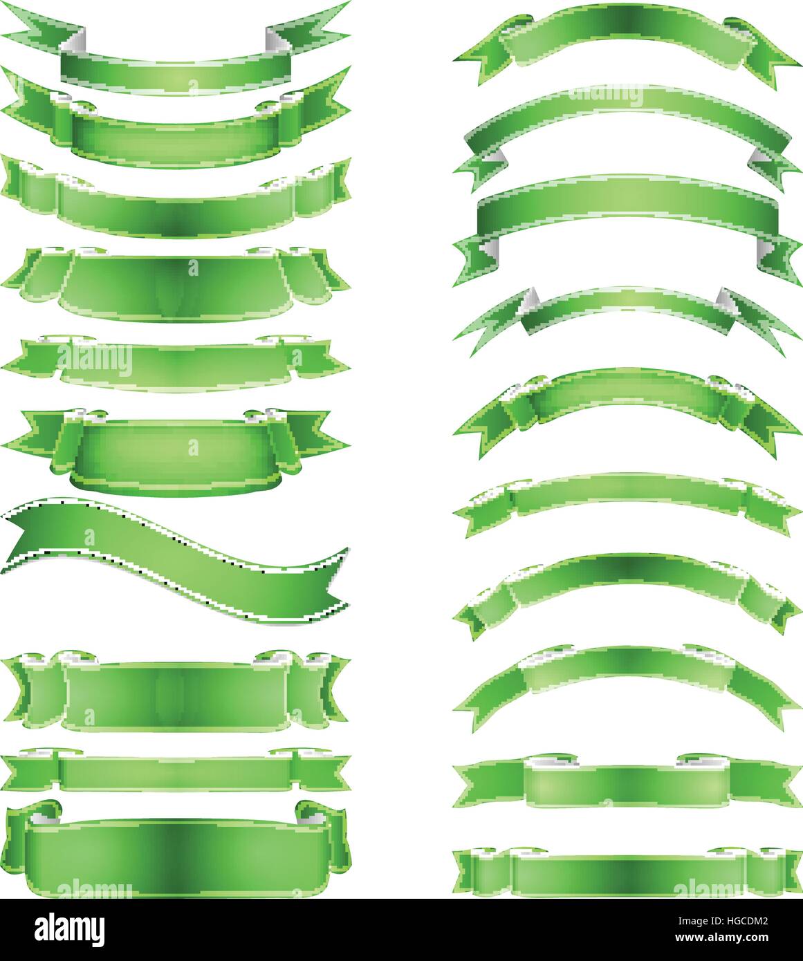 vector ribbons set Stock Vector Image & Art - Alamy