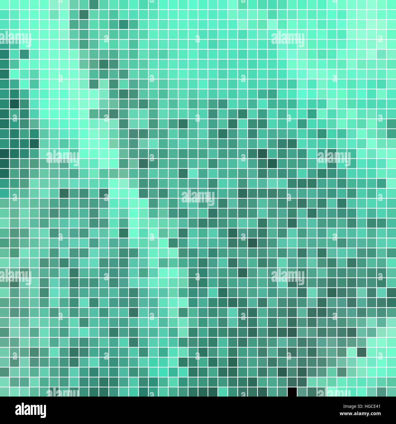 abstract vector square pixel mosaic background - light blue Stock ...