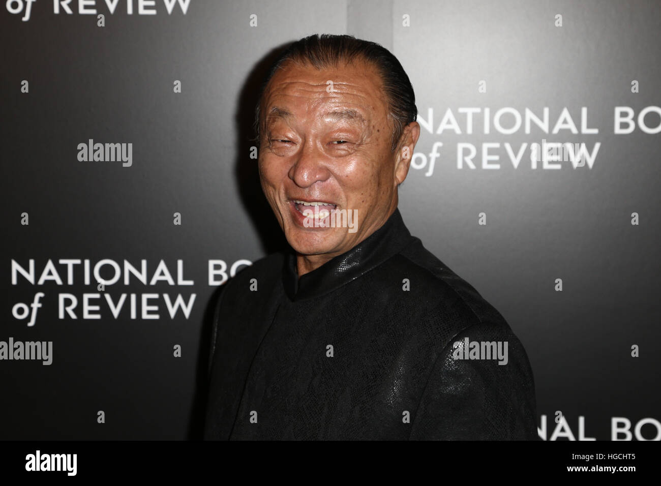 NEW YORK-JAN 4: Actor Cary-Hiroyuki Tagawa attends the National Board of Review Gala at Cipriani Wall Street in New York on January 4, 2017. Stock Photo