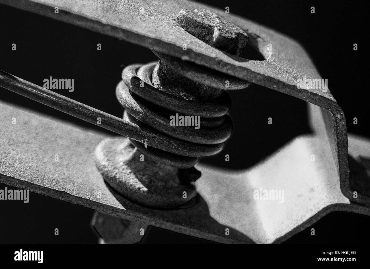 Metal object closeup Stock Photo Alamy