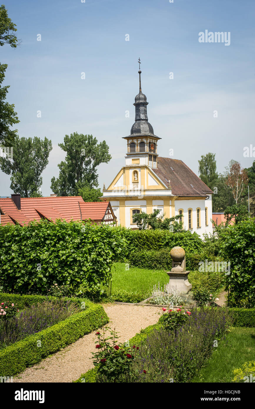 Church in the park Stock Photo - Alamy