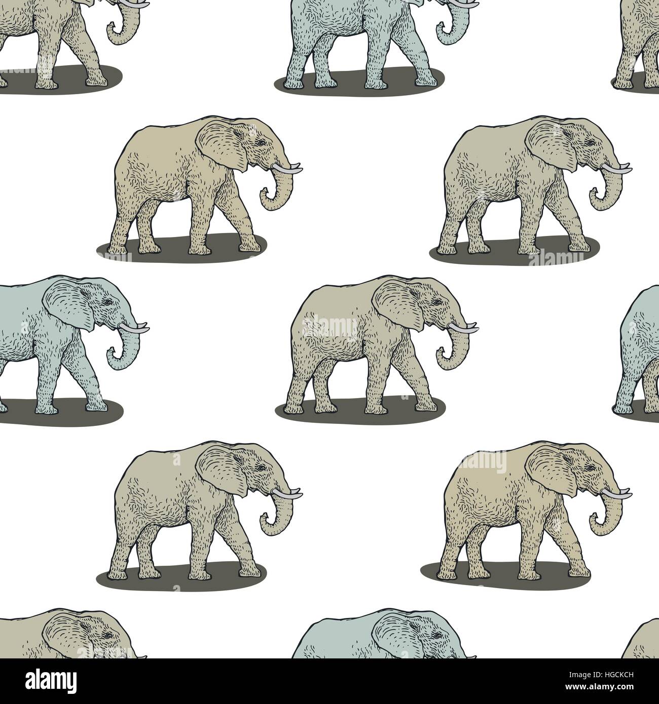 Elephant Pattern Vector Pattern of elephants. Vector Background Stock Vector Image & Art - Alamy