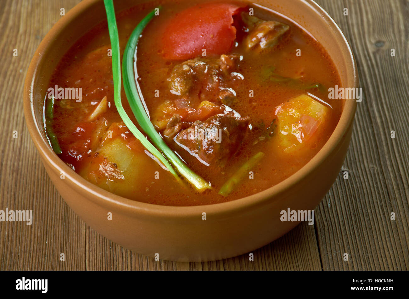 bogorash Magyar traditional soup Stock Photo - Alamy