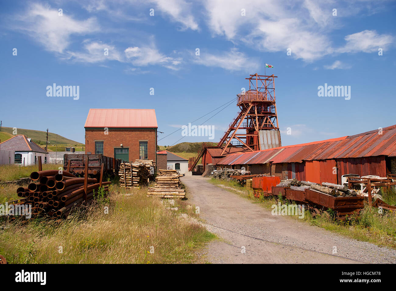 Big Pit National Coal Museum, Blaenavon, Torfaen, South Wales, UK. Stock Photo