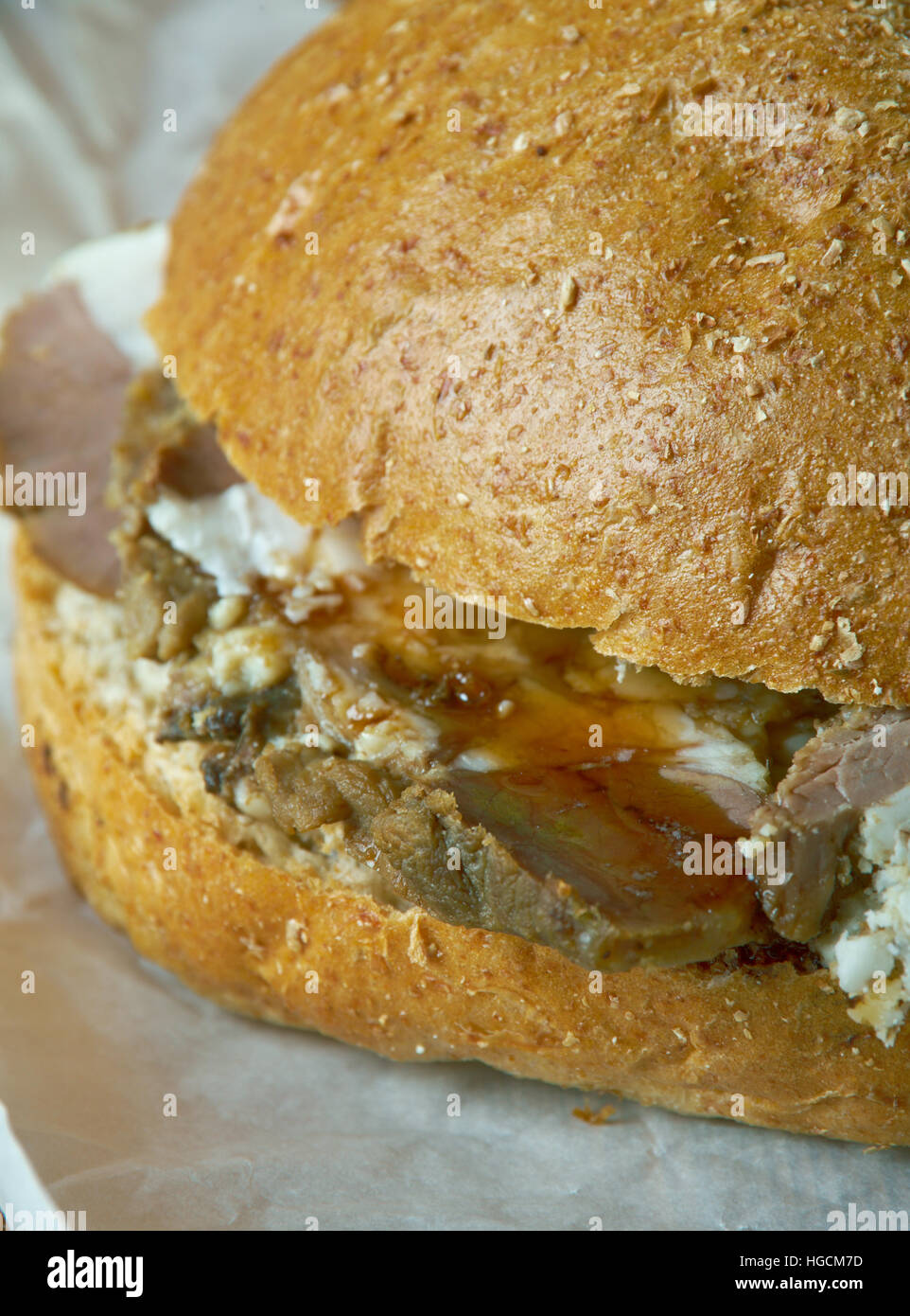 Beef on weck sandwich hi-res stock photography and images - Alamy