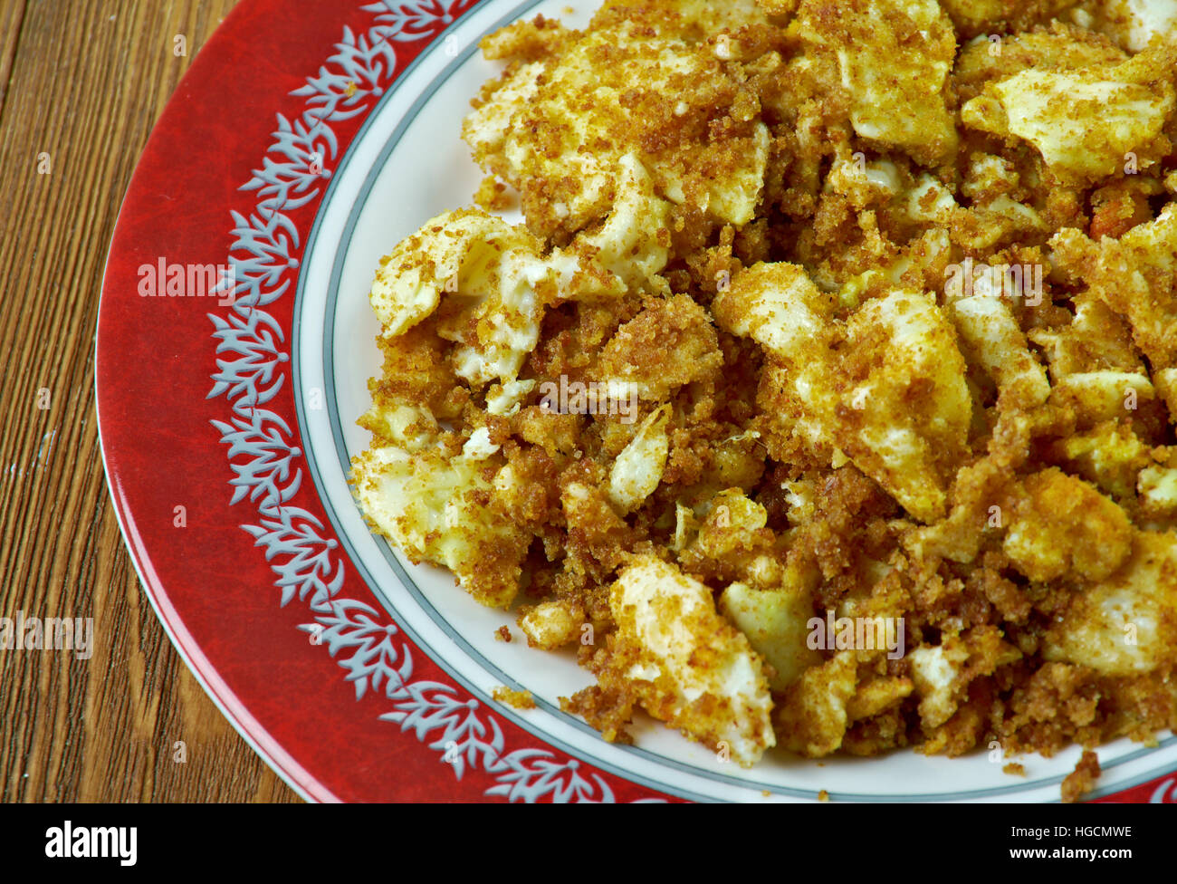 Farofa de ovos egg with flour or cassava.Latin Kitchen Stock Photo - Alamy