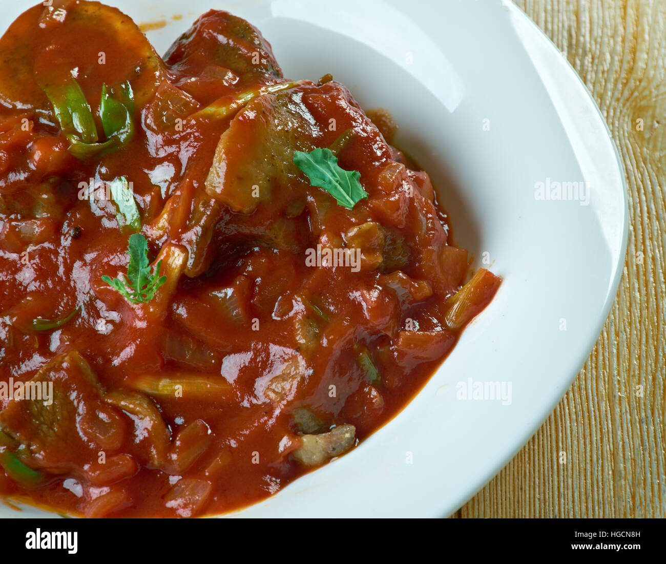 Coda alla vaccinara modern Roman oxtail stew, made from oxtail and