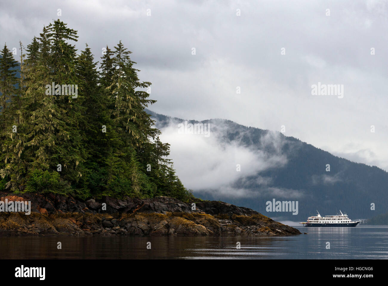 Scenery Cove in the Thomas Bay region of Southeast Alaska, Alaska, United States of America