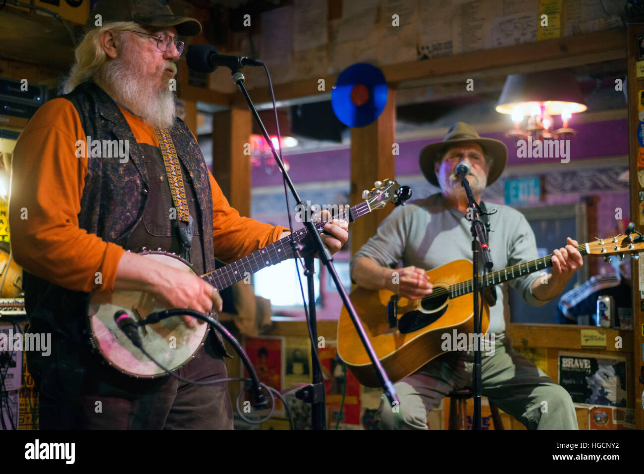 Alaskan Hotel and Bar. Live Country music. The Alaskan Hotel is the best-preserved and oldest operating hotel in Southeast Alaska. The Alaskan Hotel w Stock Photo