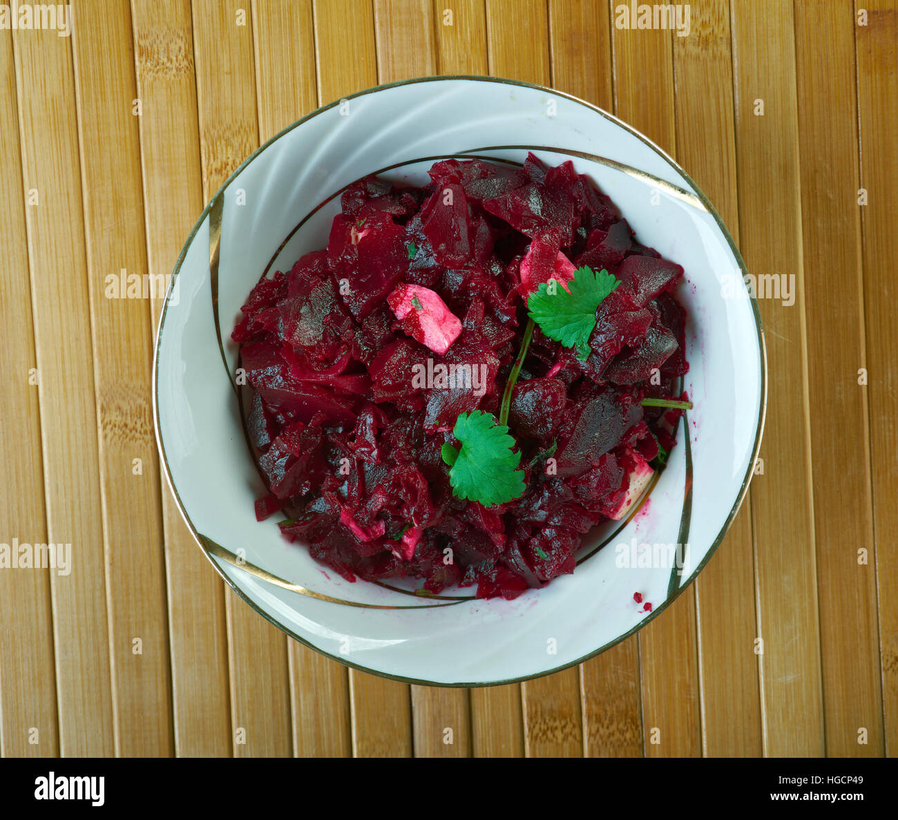 Beetroot thoran - Kerala Style Beetroot Stir Fry Stock Photo - Alamy