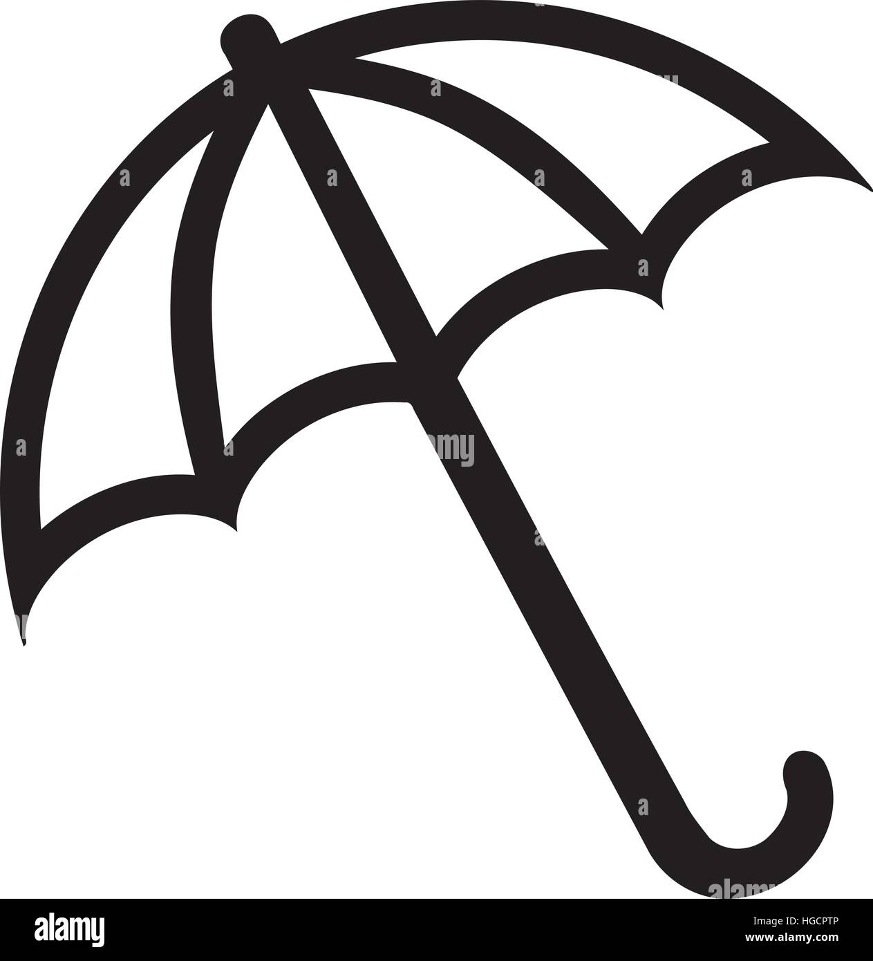 Umbrella closed Stock Vector Images - Alamy