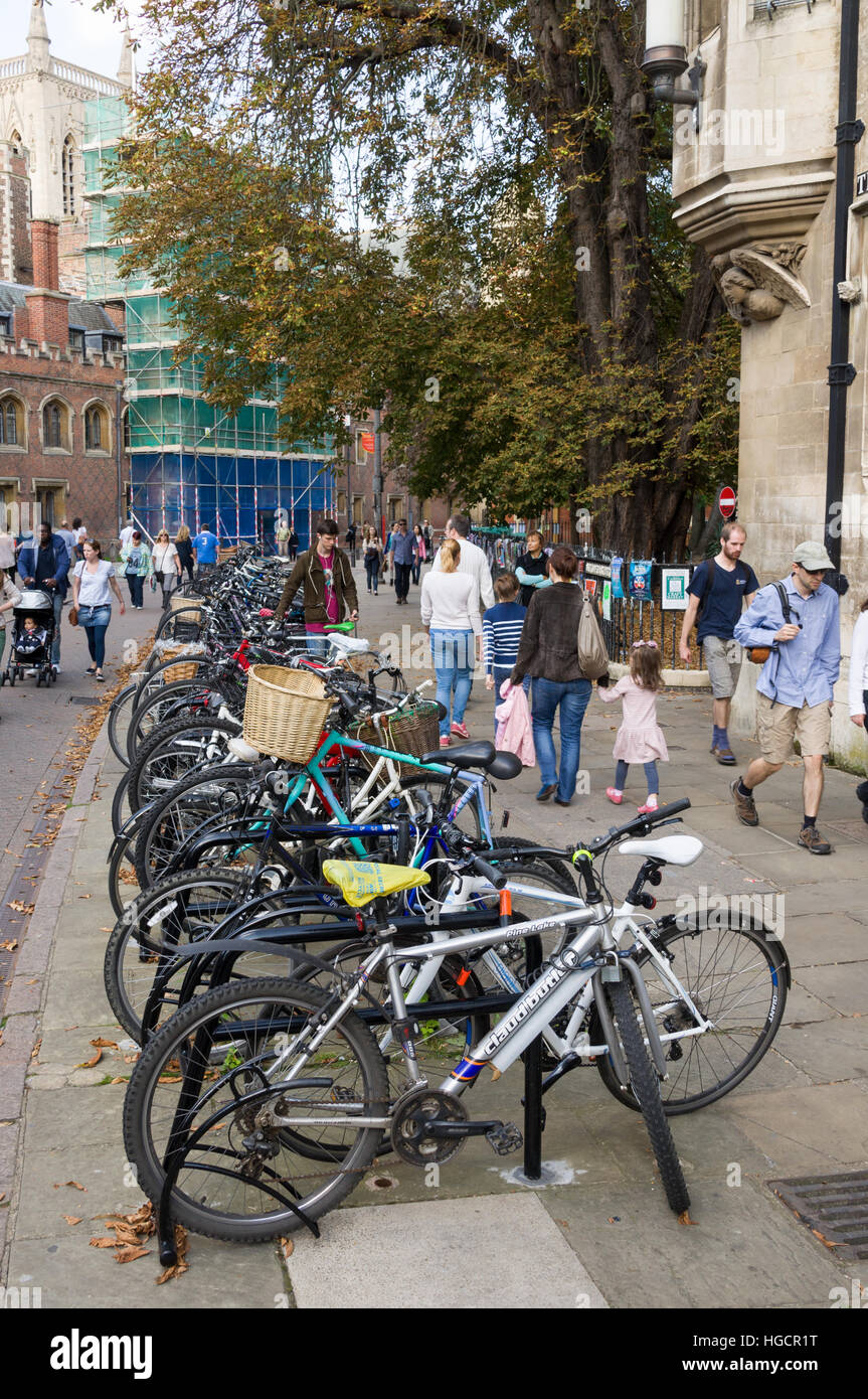 Bikes in Cambridge England Stock Photo Alamy