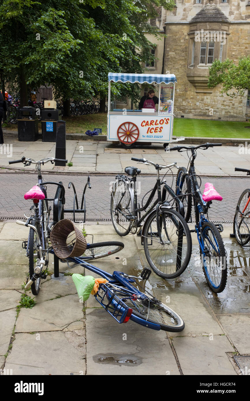 Bikes in Cambridge England Stock Photo Alamy