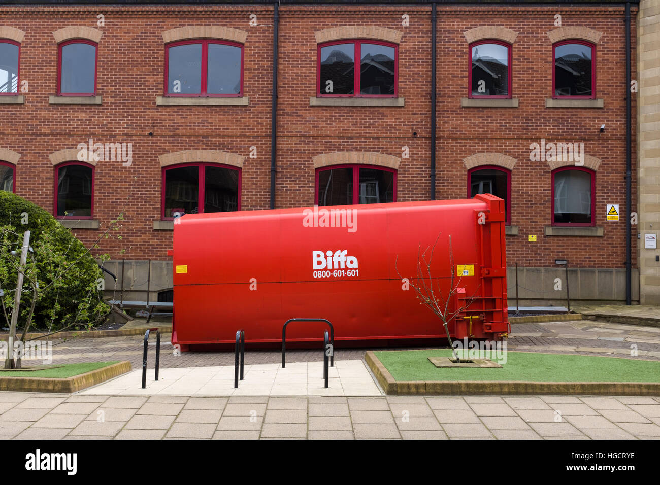 Biffa skip hires stock photography and images Alamy