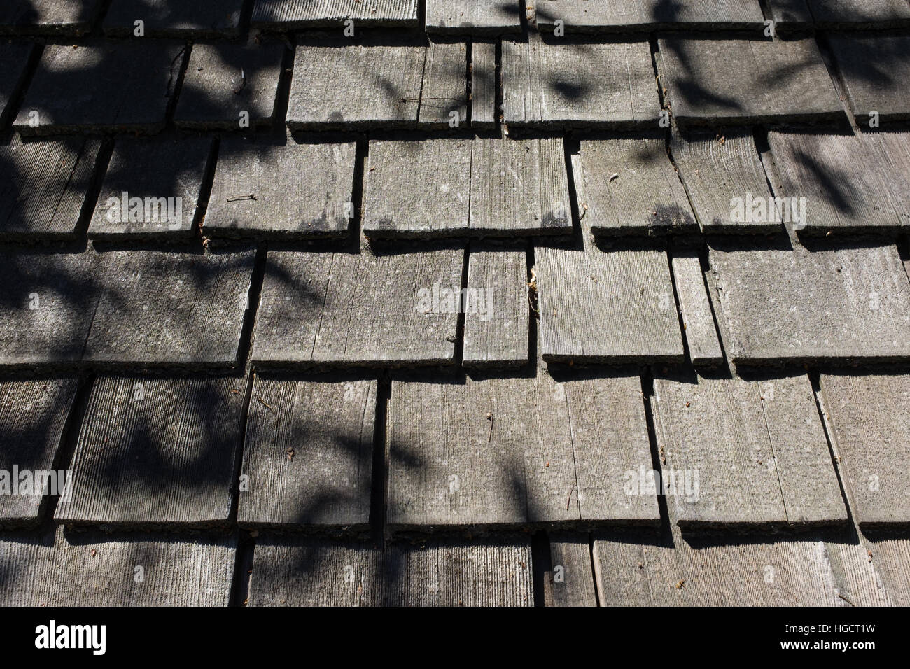 Wooden roofing shingles Stock Photo Alamy