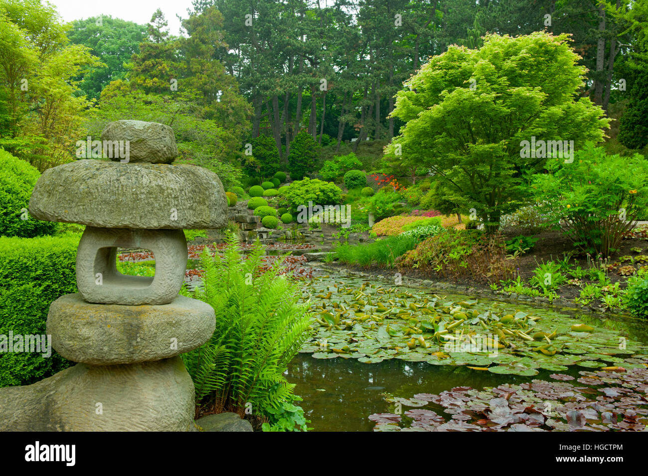 Deutschland, Dortmund, Westfalenpark, Japanischer Garten mit