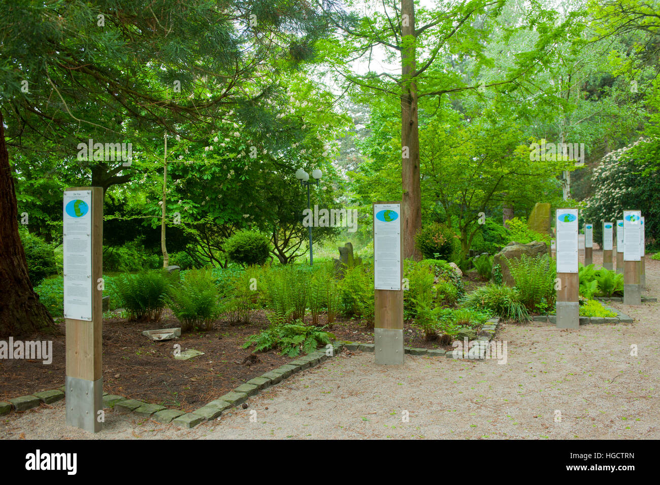 Deutschland, Dortmund, Westfalenpark, Geologischer Garten Stock Photo