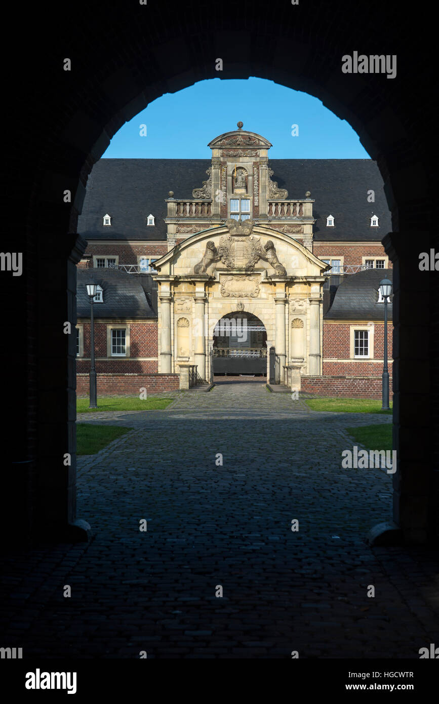 Deutschland, Nordrhein-Westfalen, Kreis Borken, Ahaus, Schloss Ahaus Stock Photo