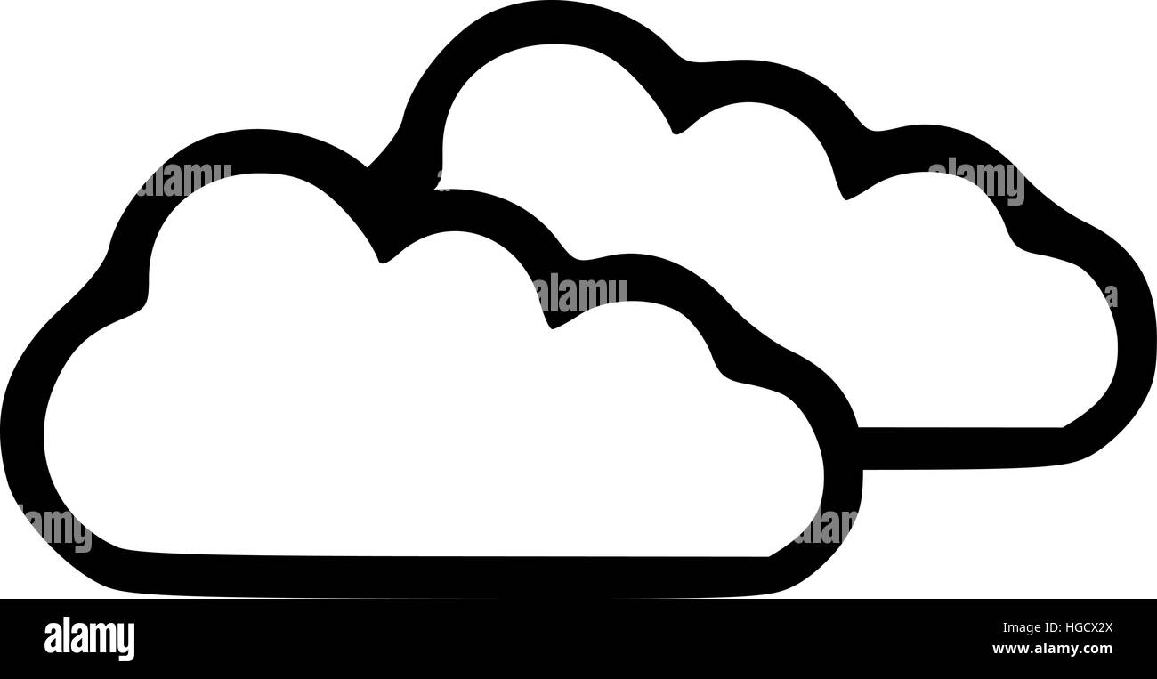 Cloudy weather icon Stock Vector Image & Art - Alamy