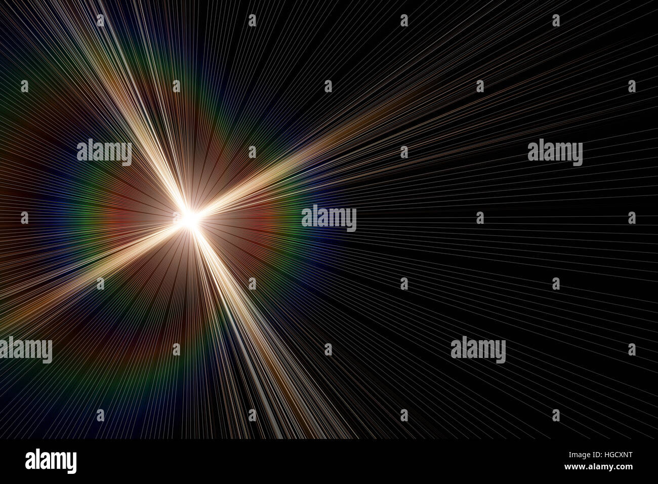 Futuristic glowing light flare background design illustration Stock ...