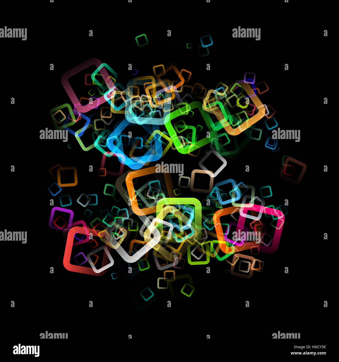 Abstract square background design illustration Stock Photo - Alamy