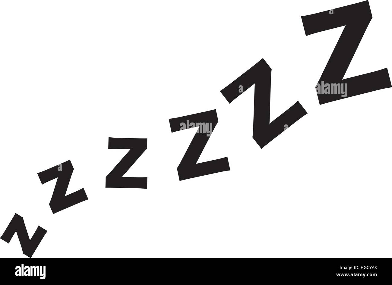 Sleeping zzz wave Stock Vector Image & Art Alamy