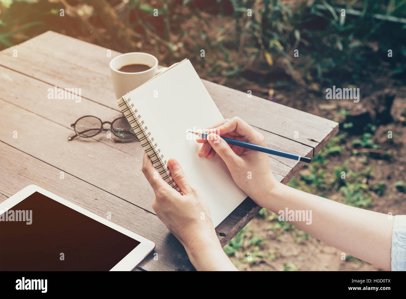 Hand writing vintage drawing hi-res stock photography and images - Alamy