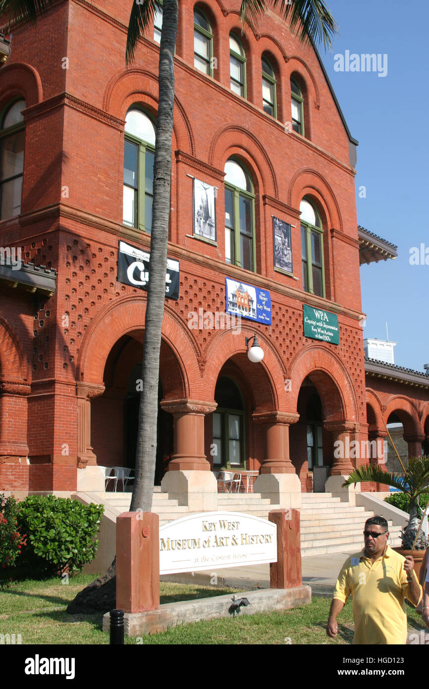 Key West Museum of Arts and History building Stock Photo Alamy