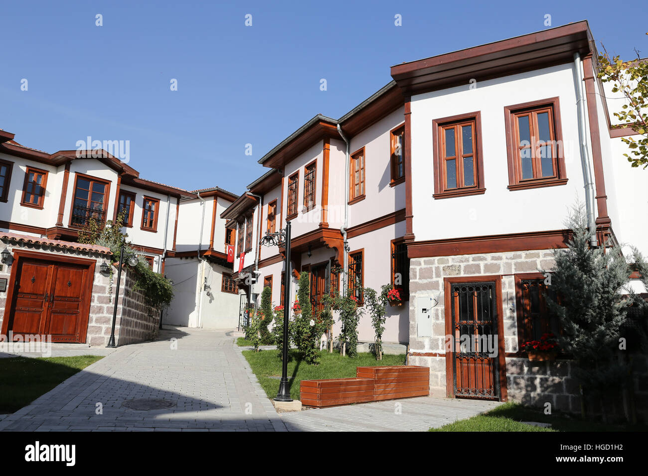 Traditional Turkish House in Ankara City, Turkey Stock Photo Alamy