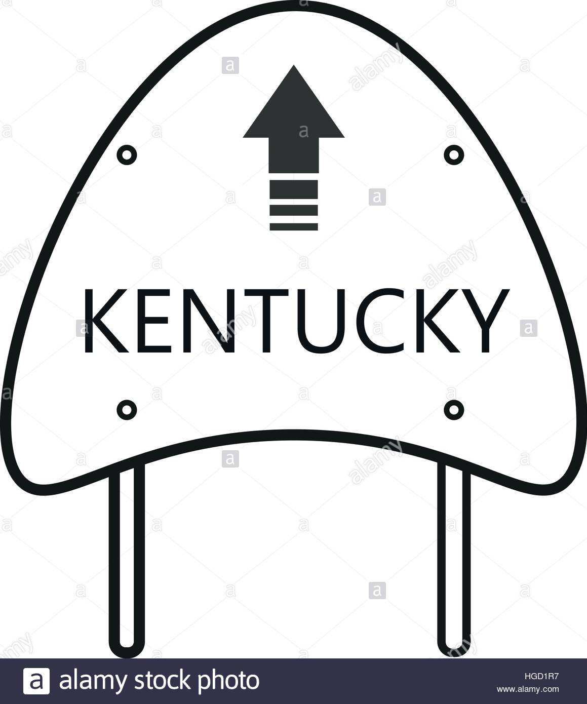 Kentucky Outline High Resolution Stock Photography and Images - Alamy