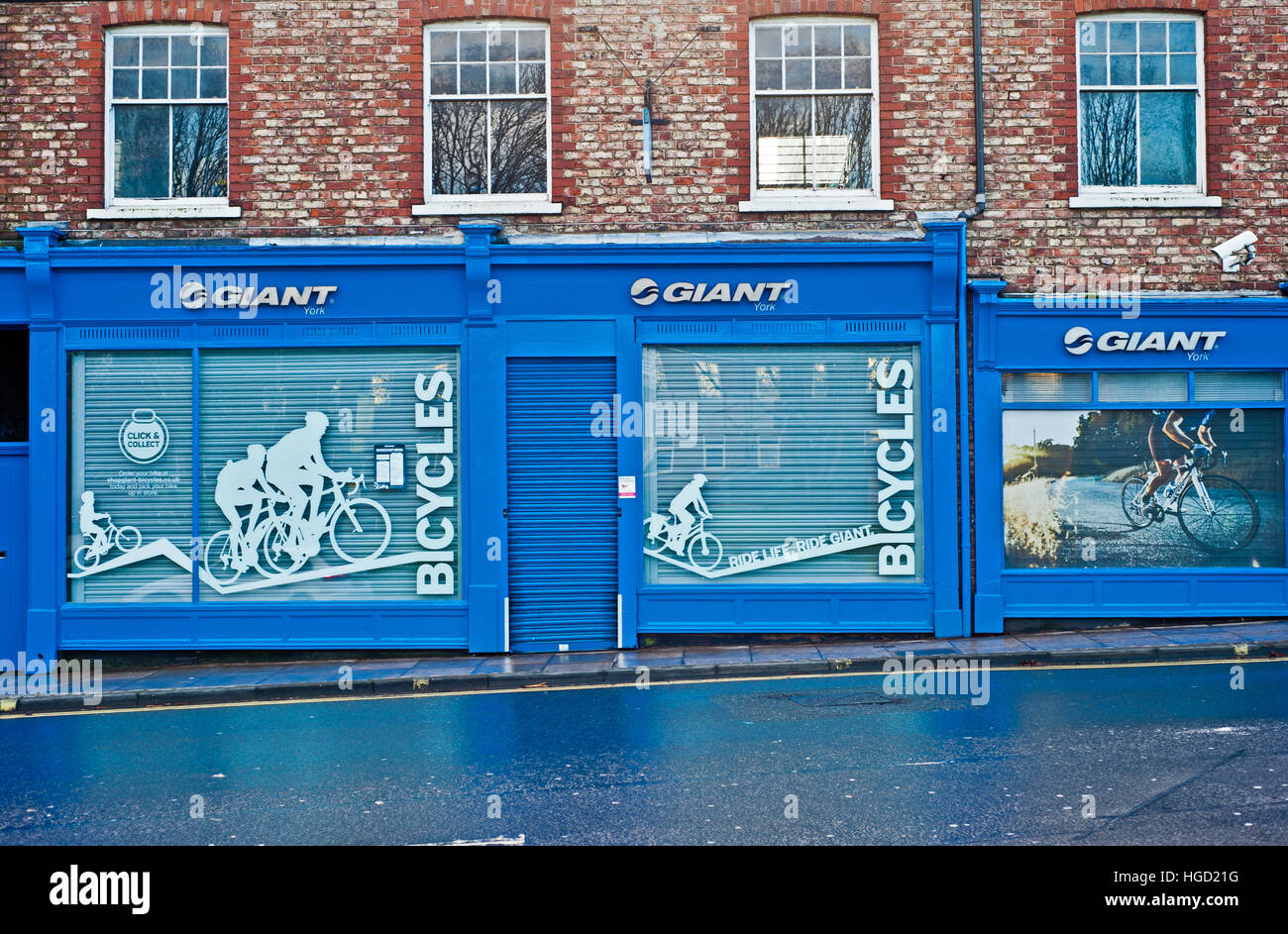 Cycle Shop, Lord Mayors Walk, York Stock Photo