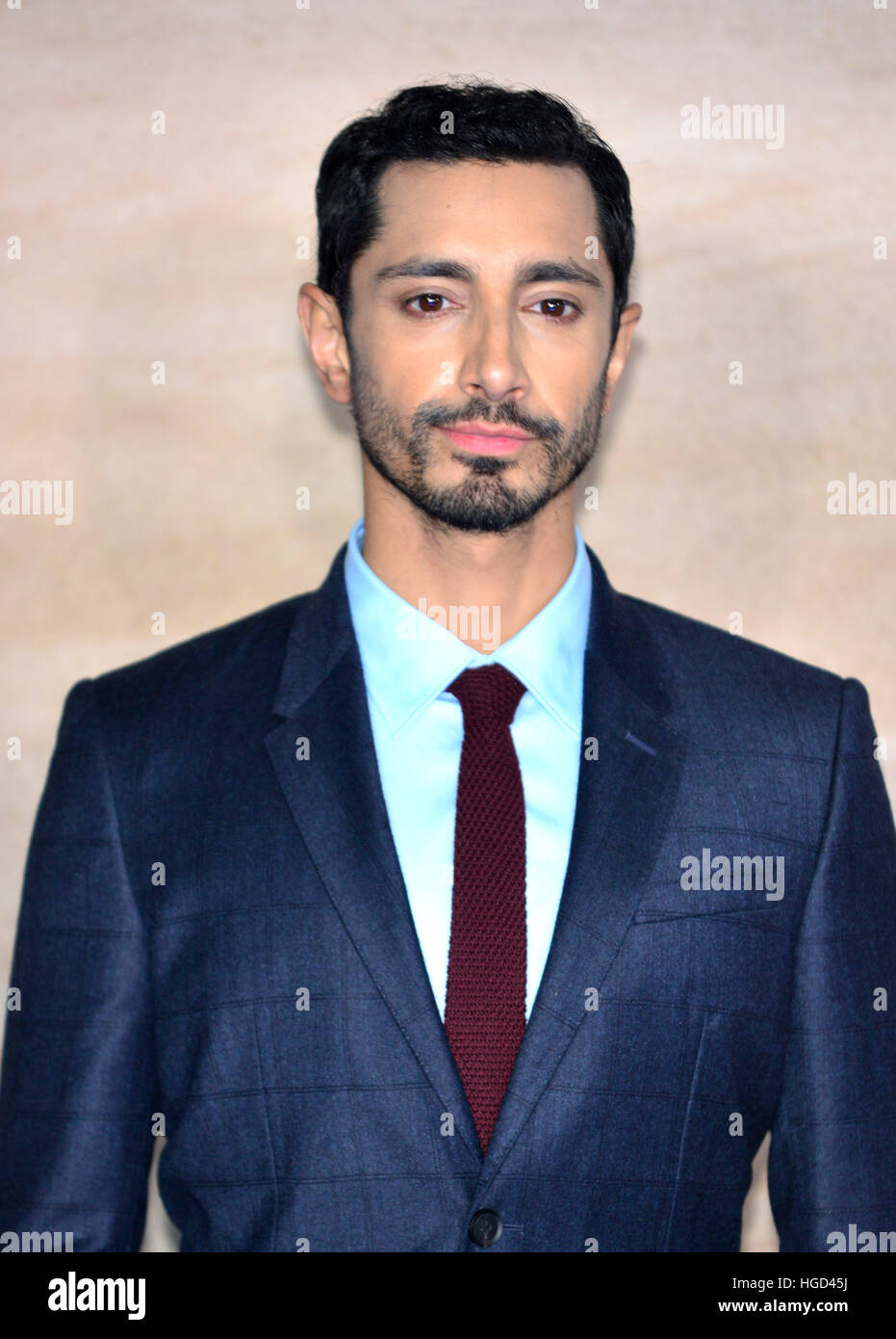 Riz Ahmed  at the 'Rogue One: A Star Wars Story' film premiere, Tate Modern, London, UK - 13 Dec 2016 Stock Photo