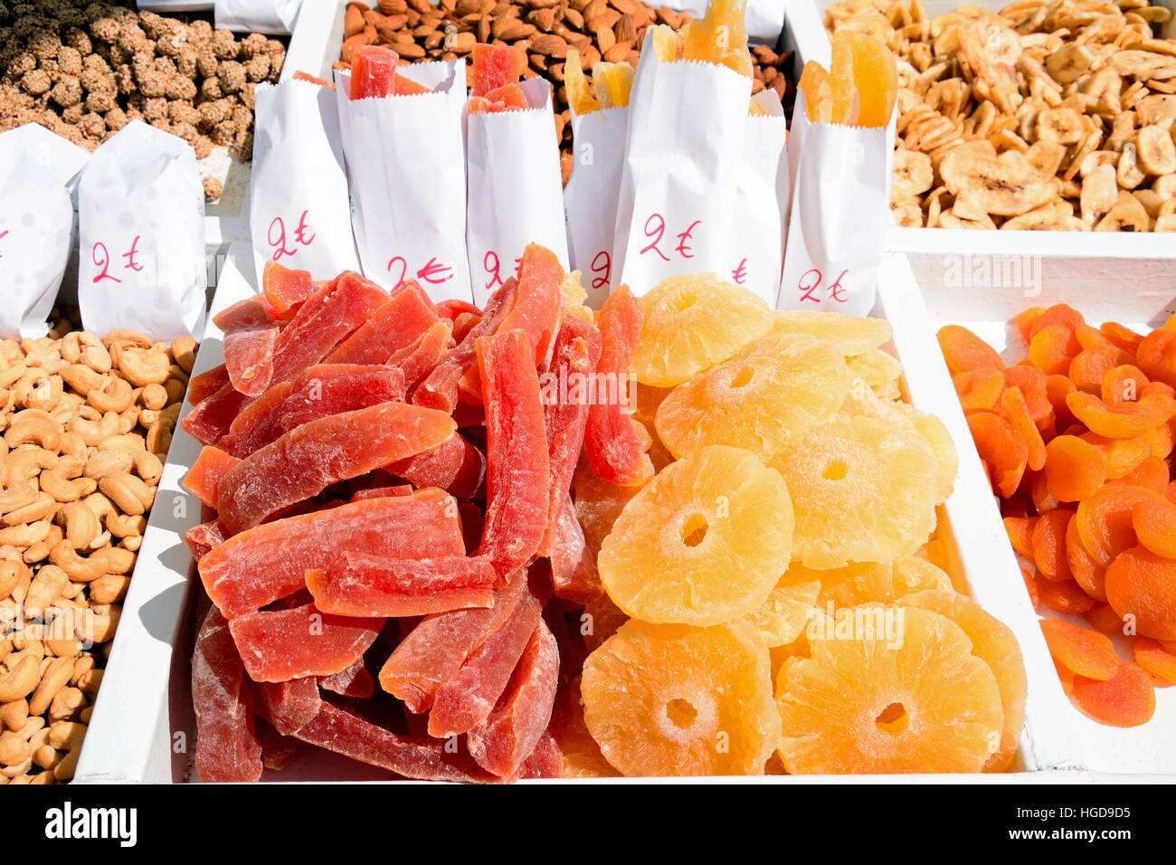 Chania market dried hires stock photography and images Alamy