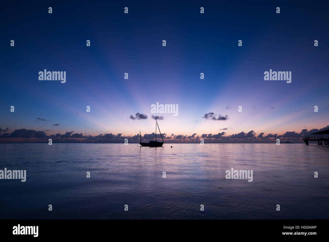 Beautiful seascape view sunset hi-res stock photography and images - Alamy