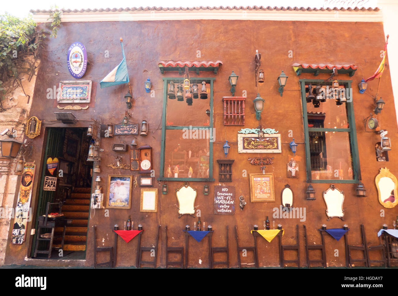 Old City, Cartagena, Colombia Stock Photo