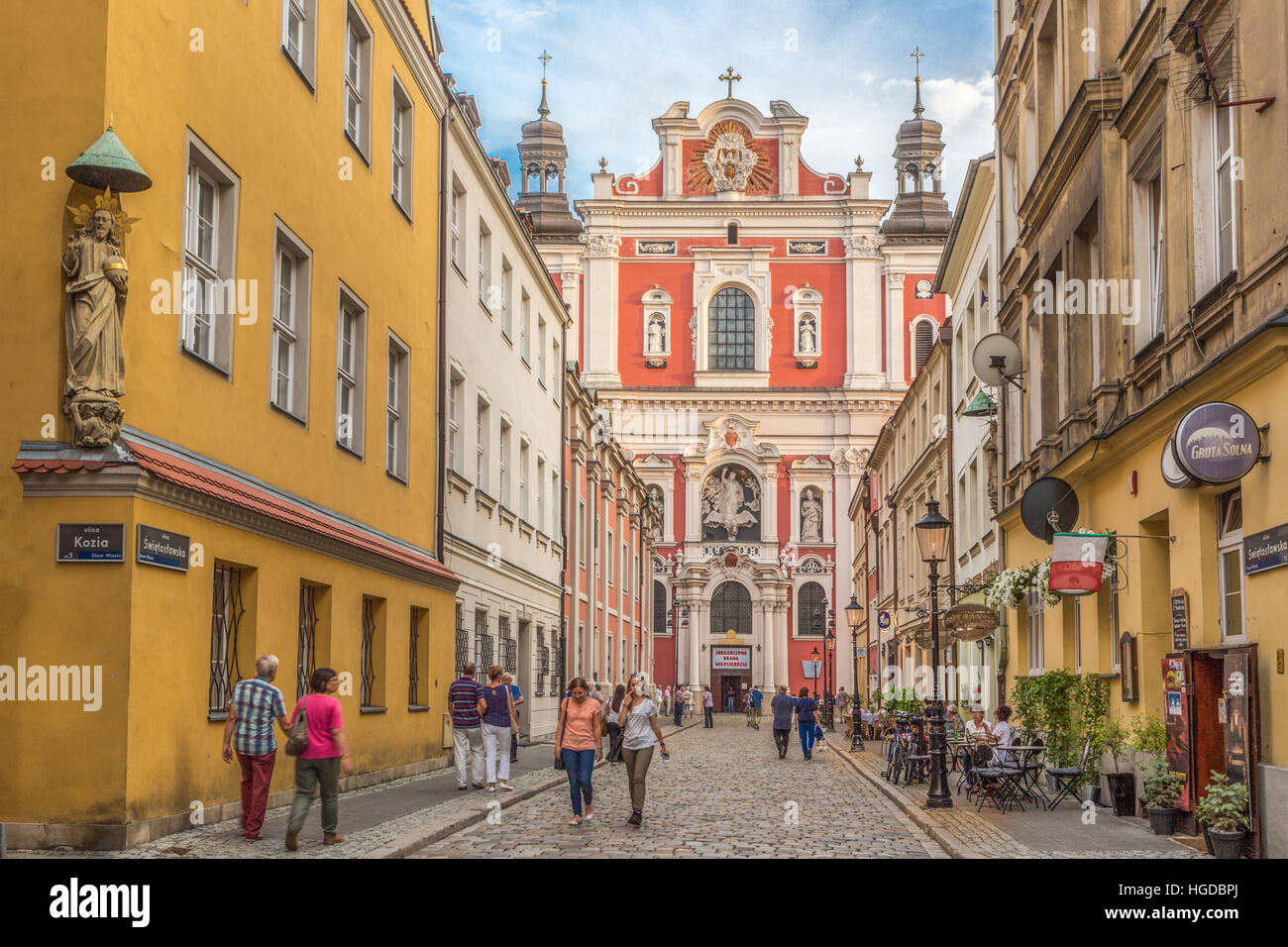 Old Town in Poznan City Stock Photo