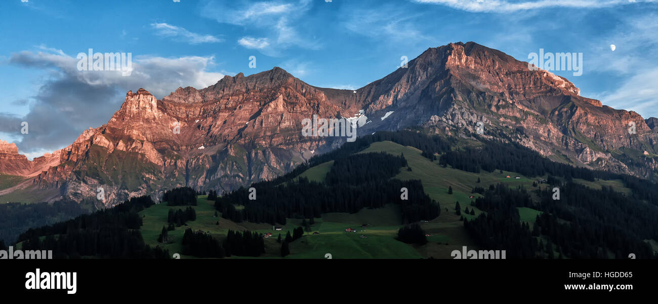 Mountain, Lohner, Alps Stock Photo