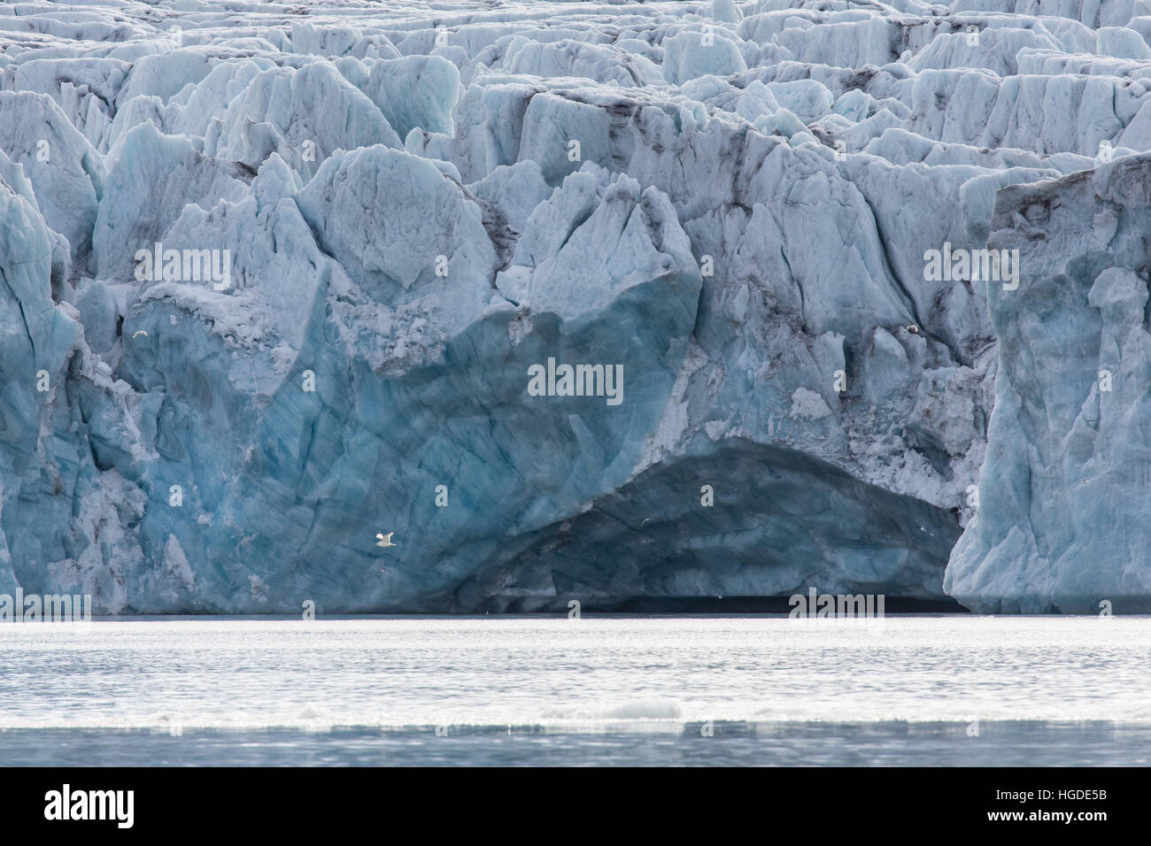 Spitsbergen, Svalbard, glacier, Hornsund, Stock Photo